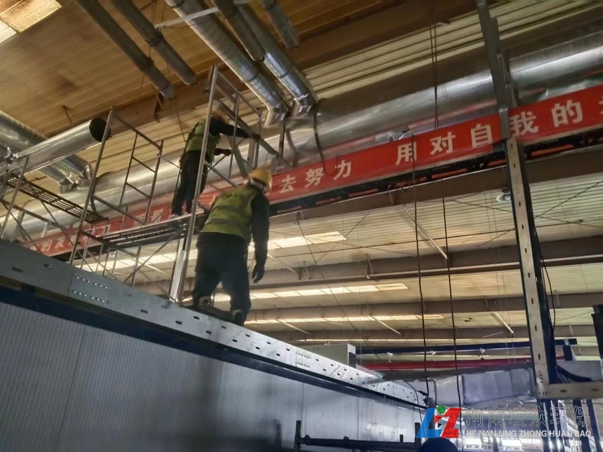 車間不銹鋼環保管道安裝